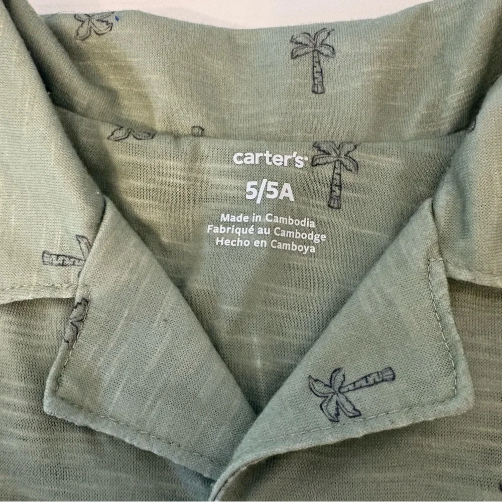 Carter's OshKosh Toddler Boys 5T Bundle 8pc Shorts Tees‎ Hoodie Mixed Colors